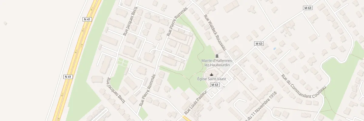Plan du 18 Rue Pierre Rommes à Hallennes-lez-Haubourdin