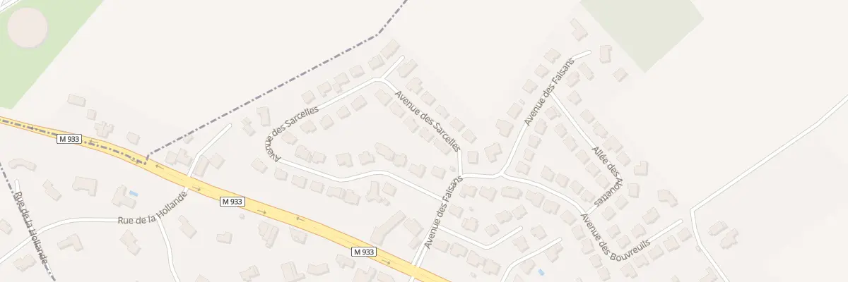 Plan du 34 Av des Sarcelles à Capinghem
