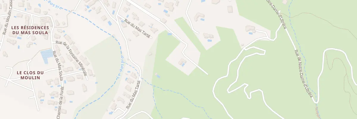 Plan du 57 Rue du Mas Tarte à Sorède