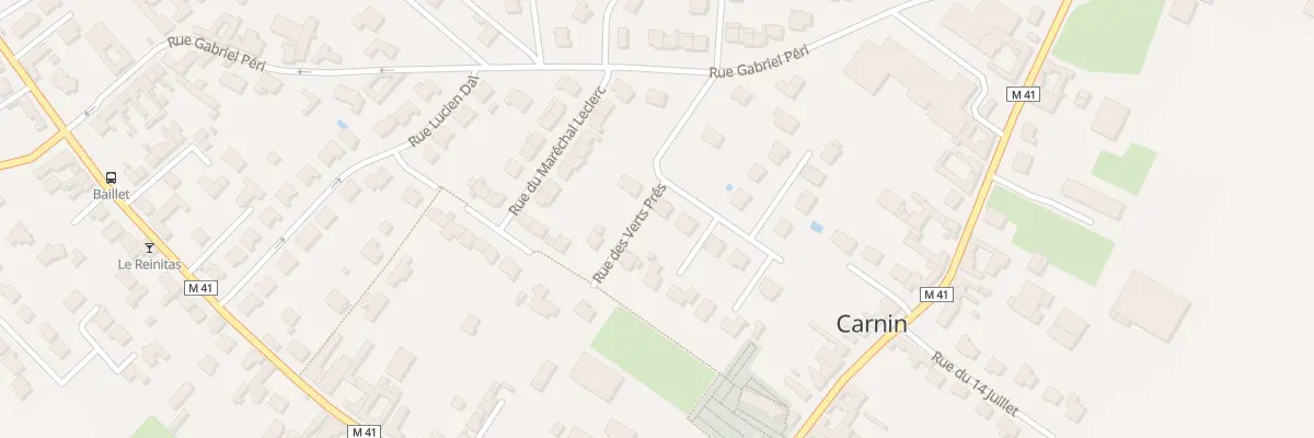 Plan du 12 Rue des Verts Prés à Carnin