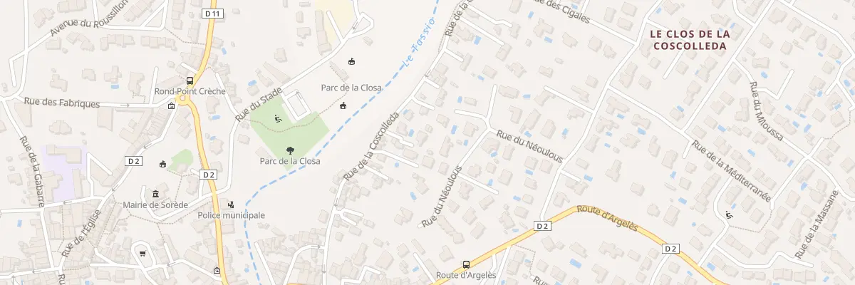 Plan du 28 Rue de la Coscolleda à Sorède