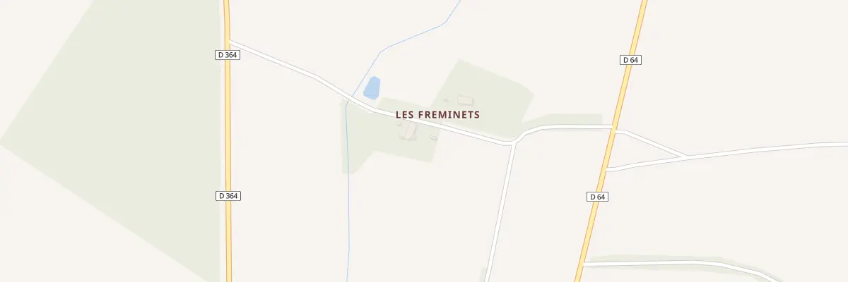 Plan du 1 Les Freminets à Champcevrais