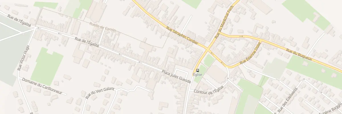 Plan du 2 Rue de l’Egalité à Carvin