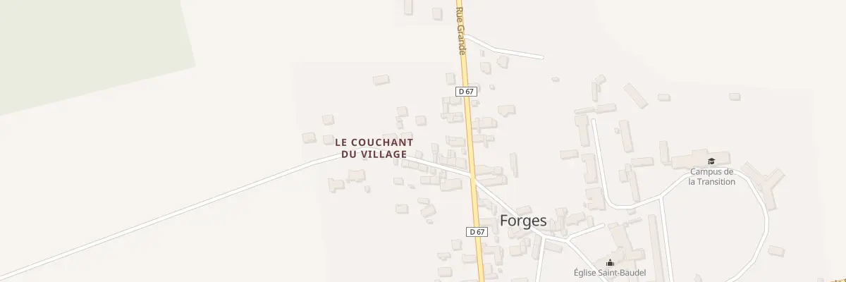 Plan du 52 Rue de Mauperthuis à Forges