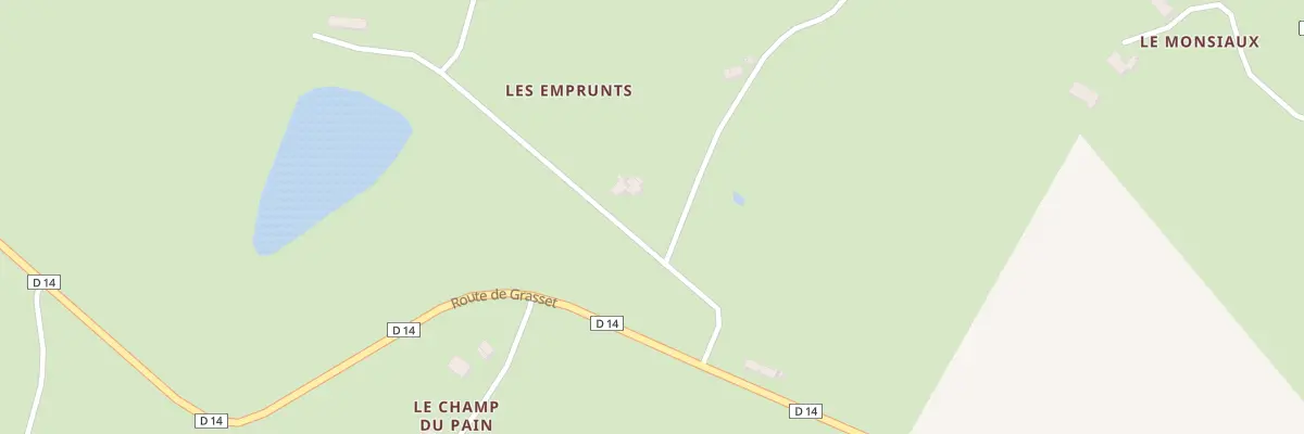 Plan du 4 Les Emprunts à Saint-Plaisir