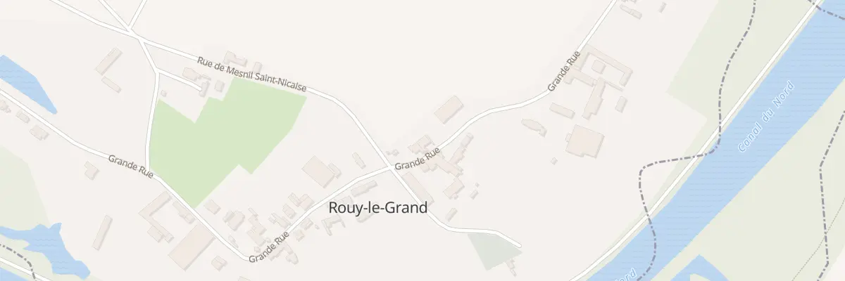 Plan du 27 Gr Grande Rue à Rouy-le-Grand