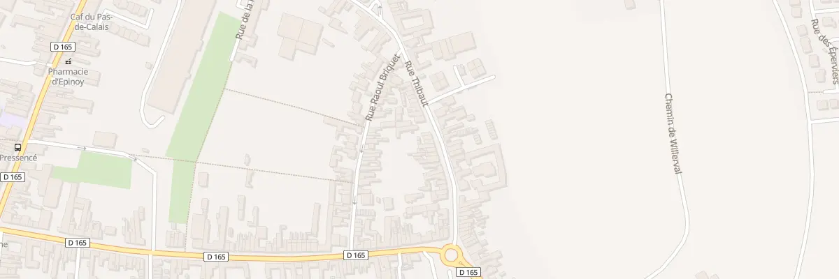 Plan du 76 Rue Thibaut à Carvin