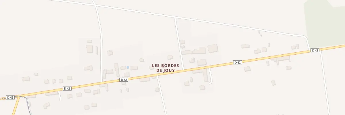 Plan du 20 Les Bordes à Jouy