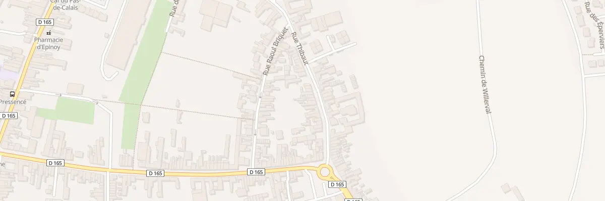 Plan du 84 Rue Thibaut à Carvin
