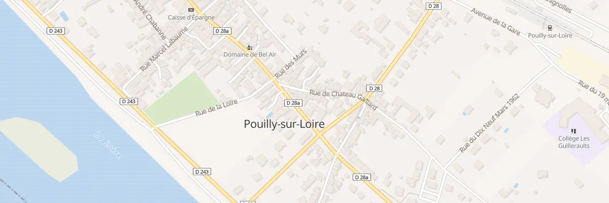 Plan du 24 Rue René Couard à Pouilly-sur-Loire