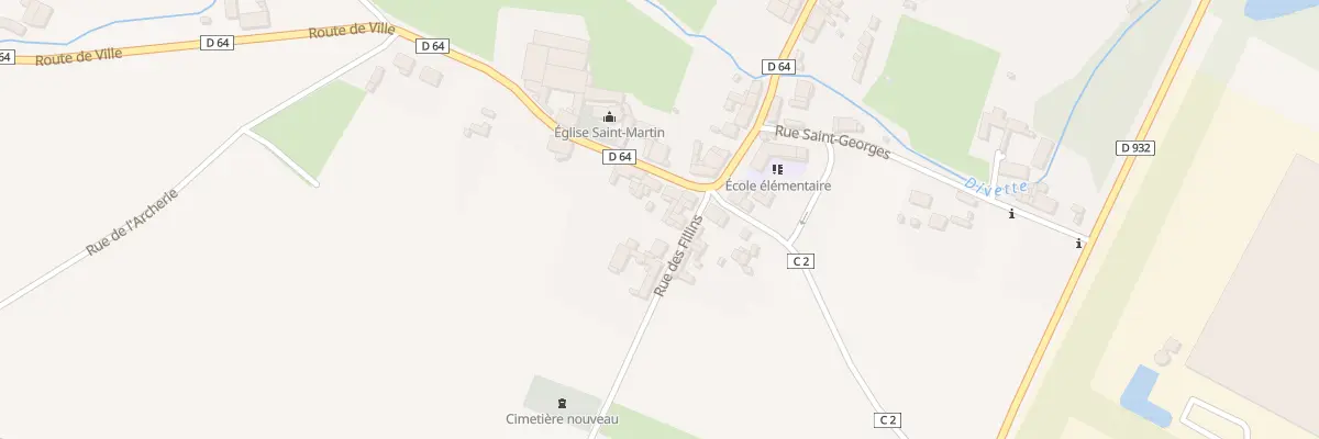 Plan du 25 Rue de l’Eglise à Passel