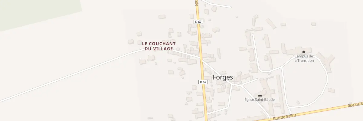 Plan du 43 Rue de Mauperthuis à Forges