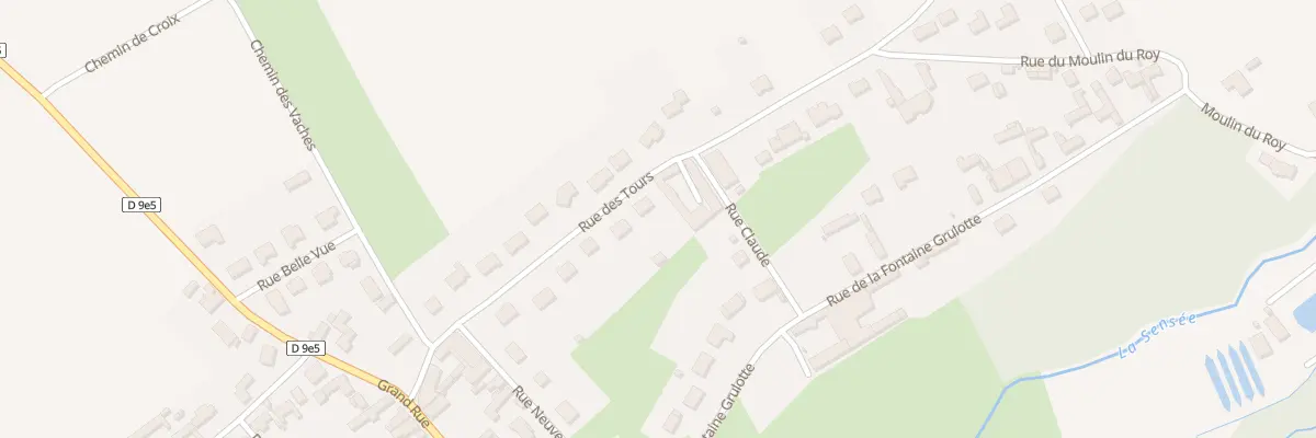 Plan du 10B Rue des Tours à Rémy