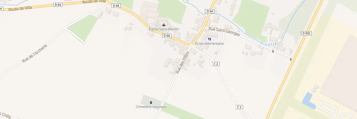 Plan du 33 Rue des Fillins à Passel