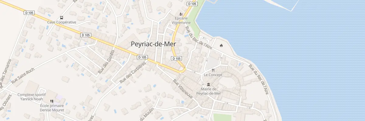 Plan du 6 Rue des Salins à Peyriac-de-Mer