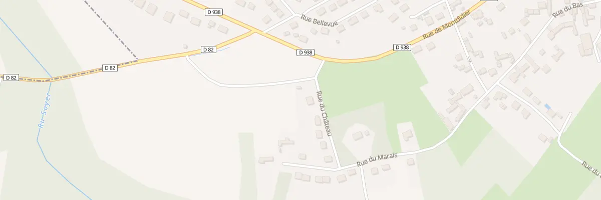 Plan du 108 Rue du Château à Larbroye