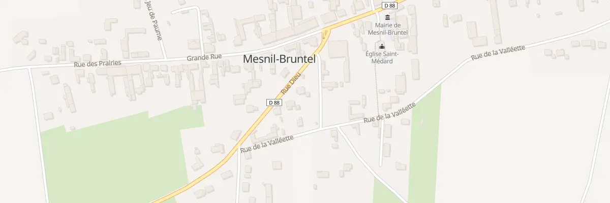 Plan du 1 Rue Dieu à Mesnil-Bruntel