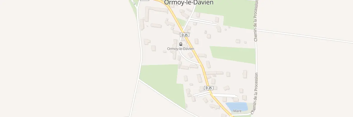 Plan du 7 Rue des Marronniers à Ormoy-le-Davien