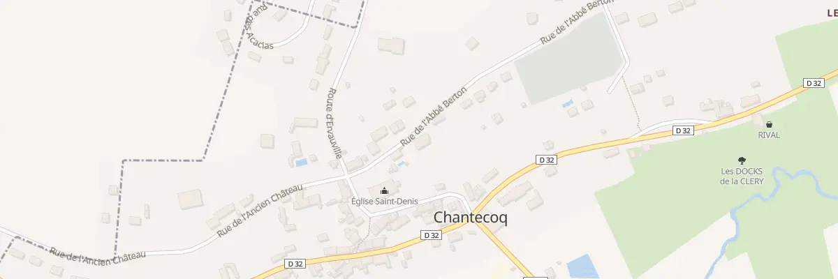 Plan du 94 Rue de l’Abbe Berton à Chantecoq