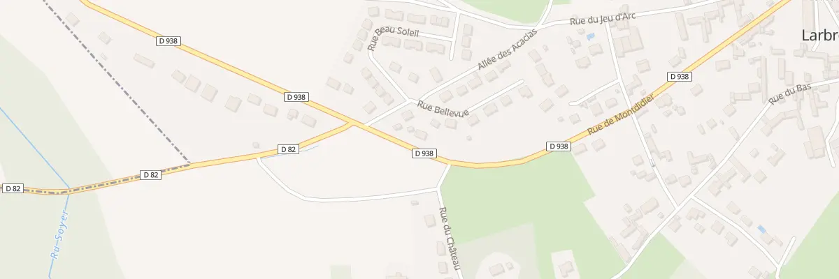 Plan du 502 Rue de Montdidier à Larbroye