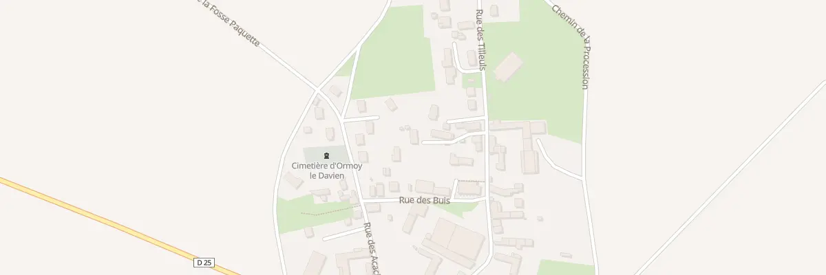 Plan du 12 Rue des Tilleuls à Ormoy-le-Davien