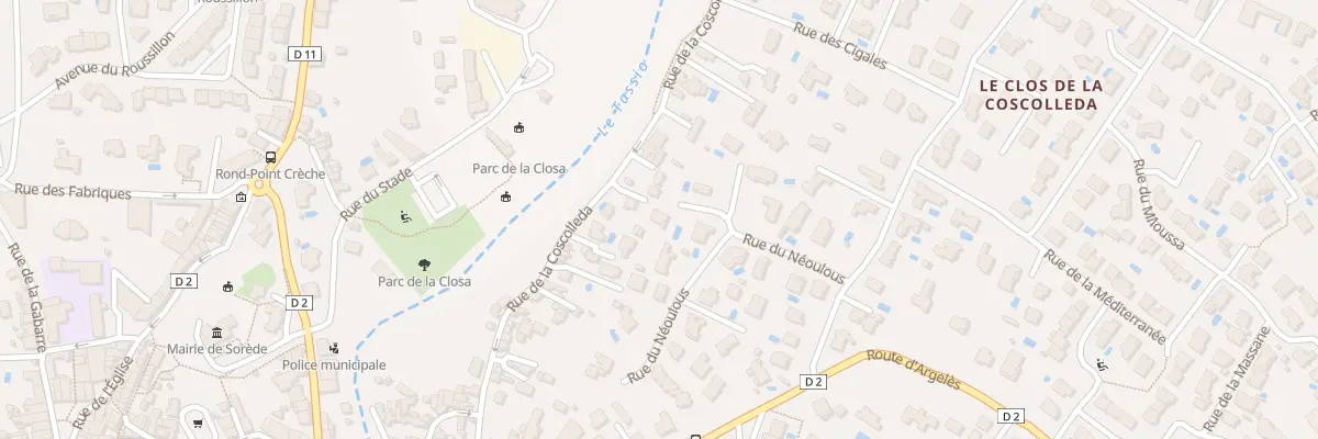 Plan du 36 Rue de la Coscolleda à Sorède