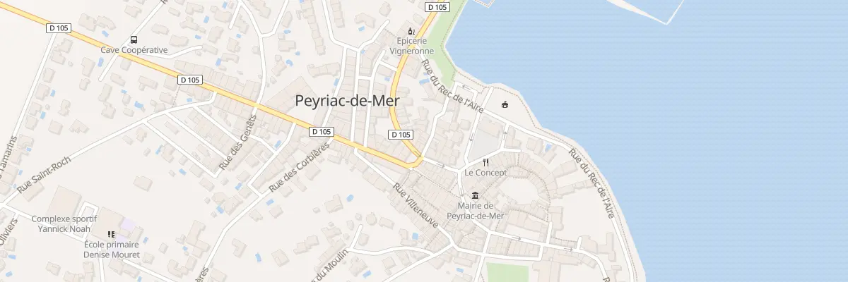 Plan du 3 Rue des Jardins à Peyriac-de-Mer