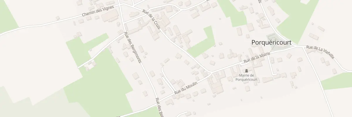 Plan du 99 Rue de la Croix à Porquéricourt