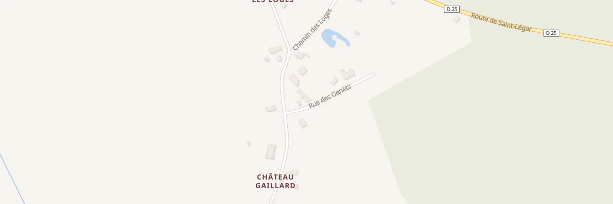 Plan du 1 Rue des Genets à Jussy-le-Chaudrier