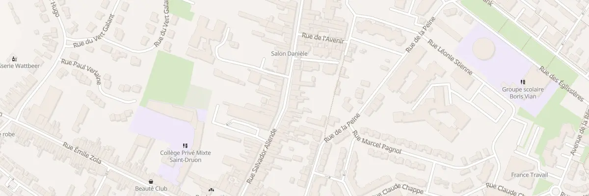 Plan du 44 Rue Salvador Allendé à Carvin