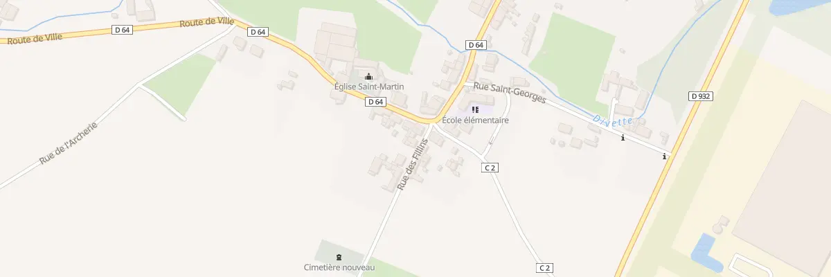 Plan du 10 Rue des Fillins à Passel