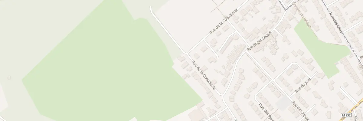 Plan du 271 Rue de la Coeuillerie à Prémesques