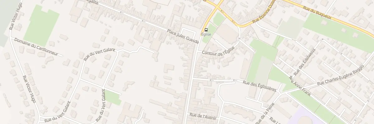 Plan du 87 Rue Salvador Allendé à Carvin