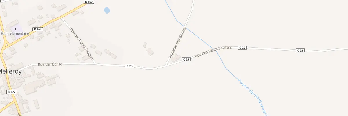 Plan du 30 Rue des Petits Souliers à Melleroy