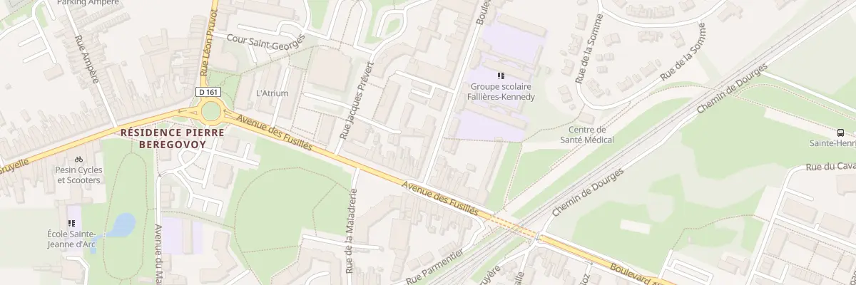 Plan du 39 Bd Fallières à Hénin-Beaumont