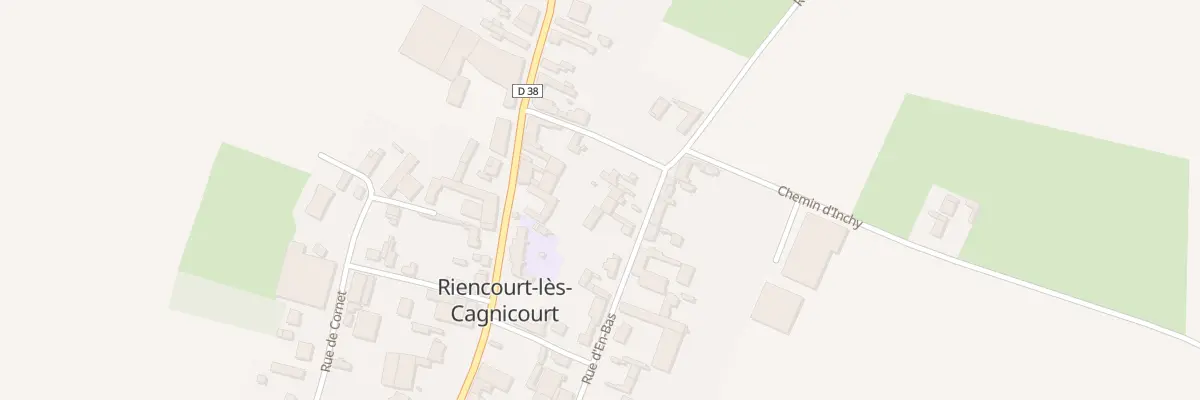 Plan du 10 Rue d’En Bas à Riencourt-lès-Cagnicourt