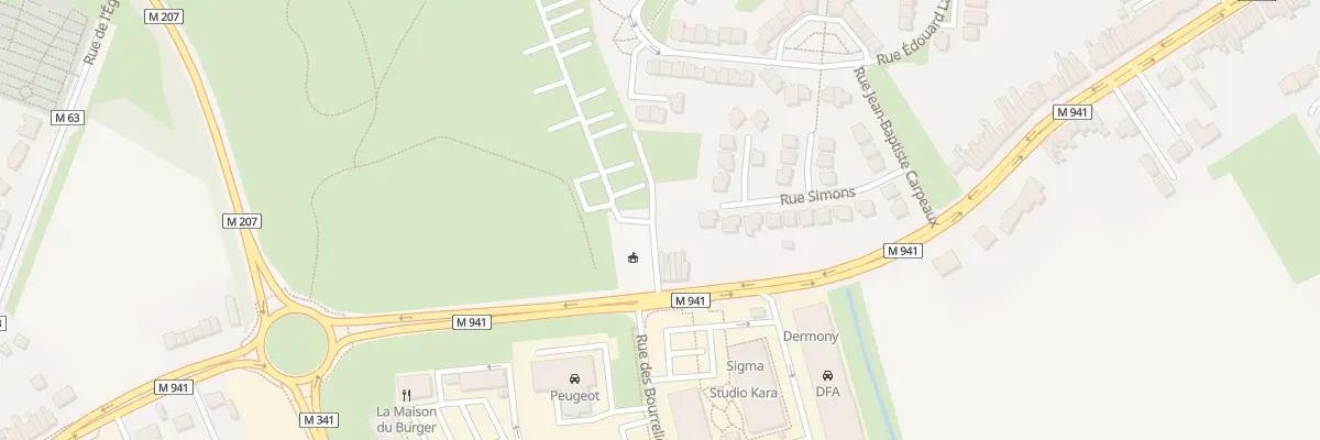 Plan du 261 Rue du Gen de Gaulle à Hallennes-lez-Haubourdin