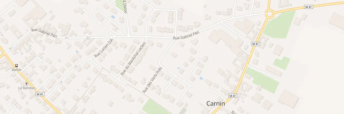 Plan du 42 Rue Gabriel Péri à Carnin