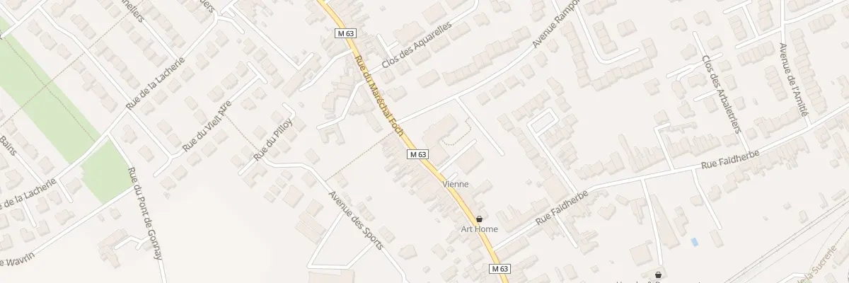 Plan du 64 Rue du Maréchal Foch à Santes