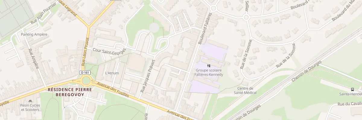 Plan du 121 Bd Fallières à Hénin-Beaumont