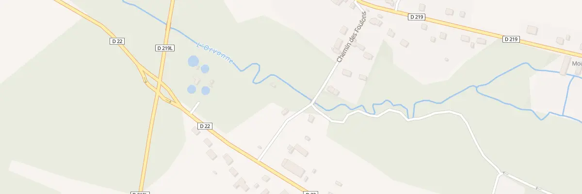 Plan du 3 Che des Foulons à Voulx
