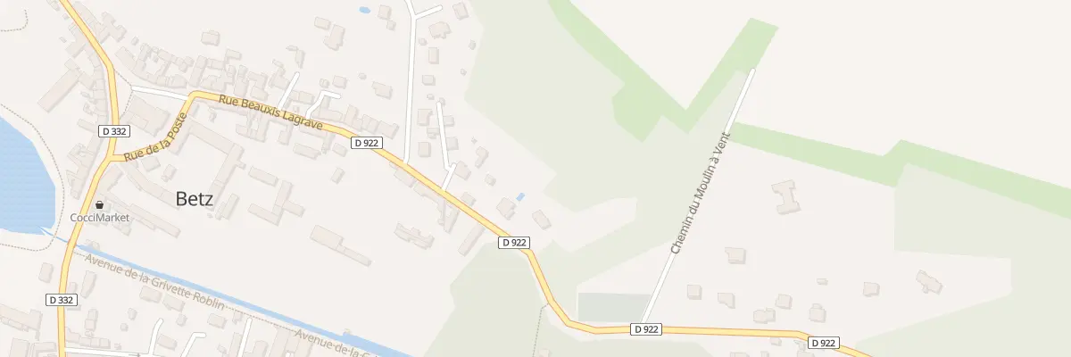 Plan du 37 Rue Beauxis Lagrave à Betz