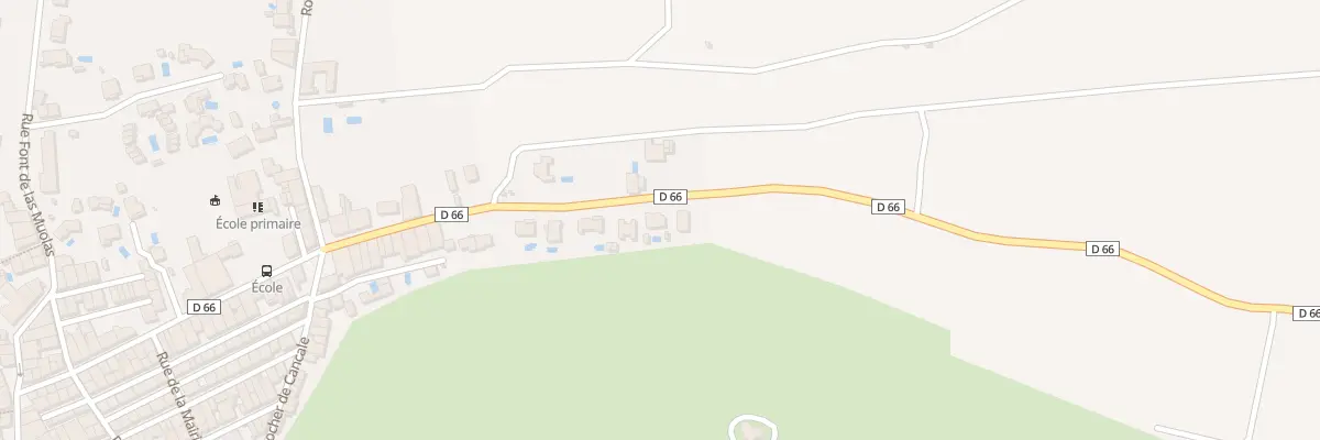 Plan du 72 Av des Plages à Roquefort-des-Corbières