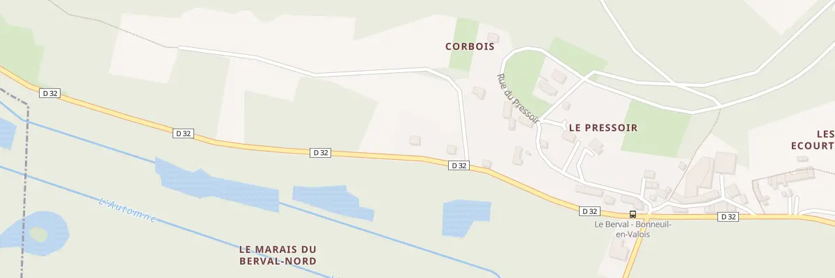 Plan du 262 Rte de Pondron à Bonneuil-en-Valois