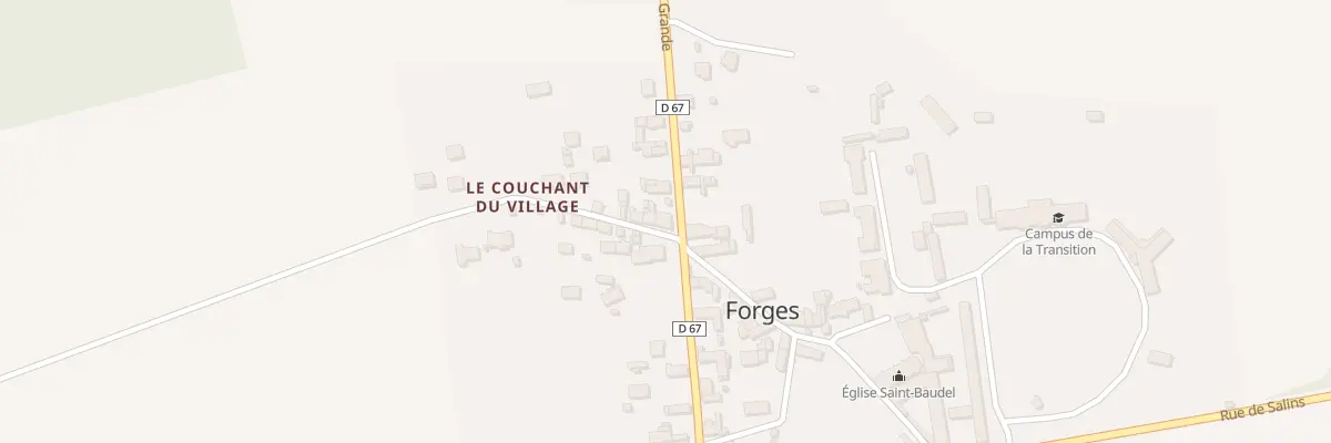 Plan du 2 Rue de Mauperthuis à Forges