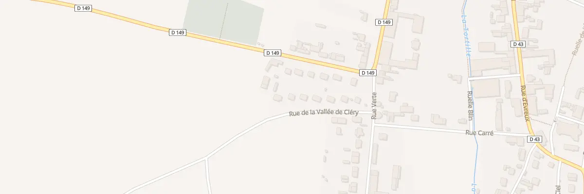 Plan du 12 Rue de la Vallée de Cléry à Moislains