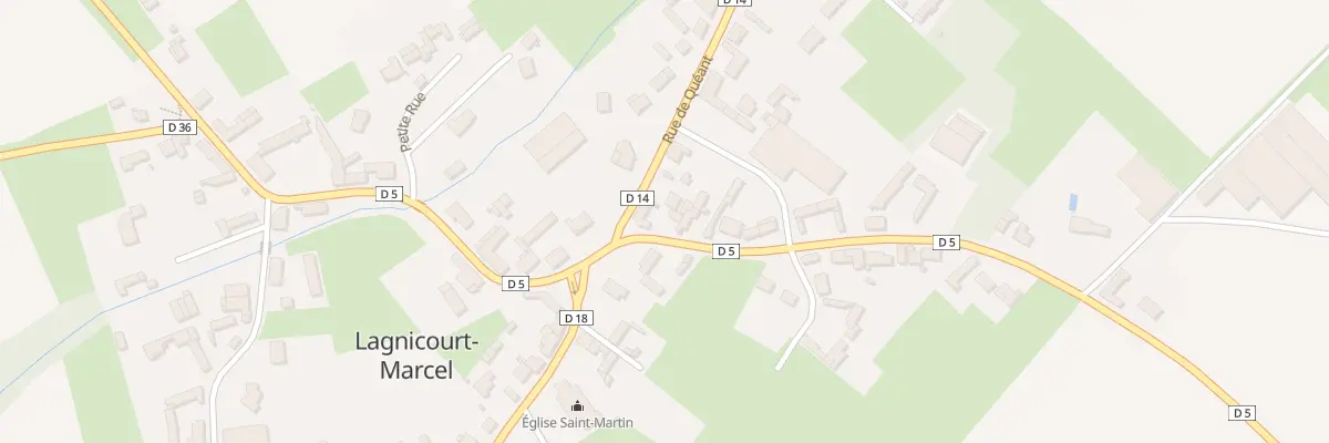 Plan du 1 Rue de Doignies à Lagnicourt-Marcel