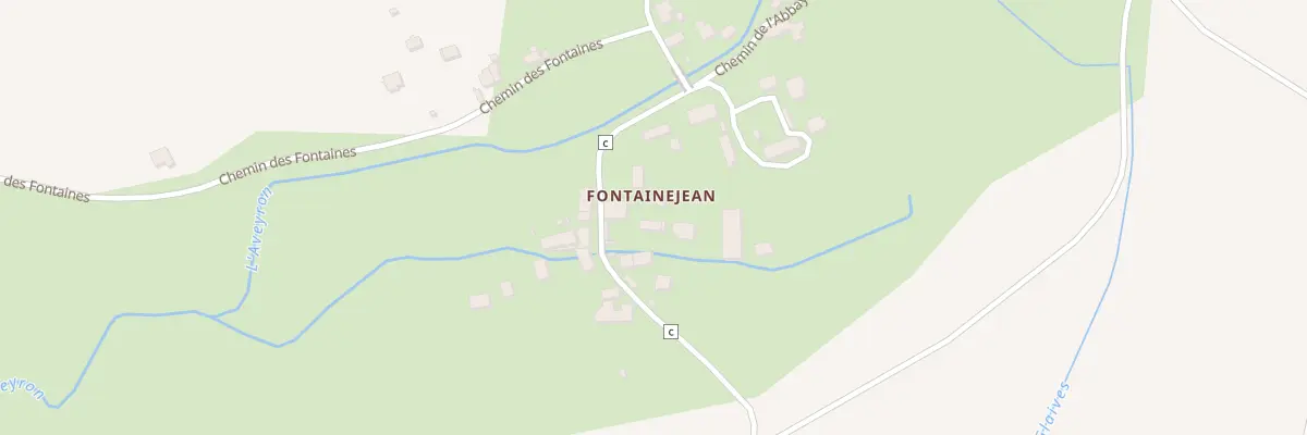 Plan du 695 Rte de Fontainejean à Saint-Maurice-sur-Aveyron