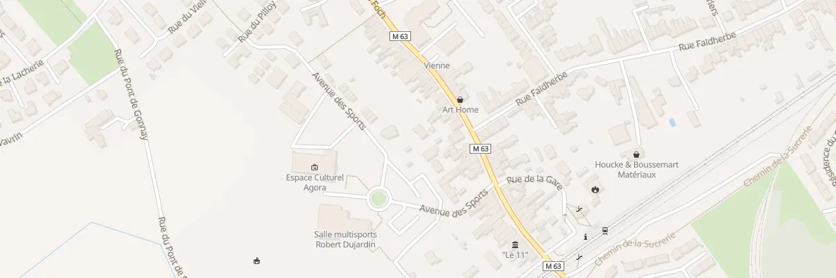 Plan du 53 Rue du Maréchal Foch à Santes