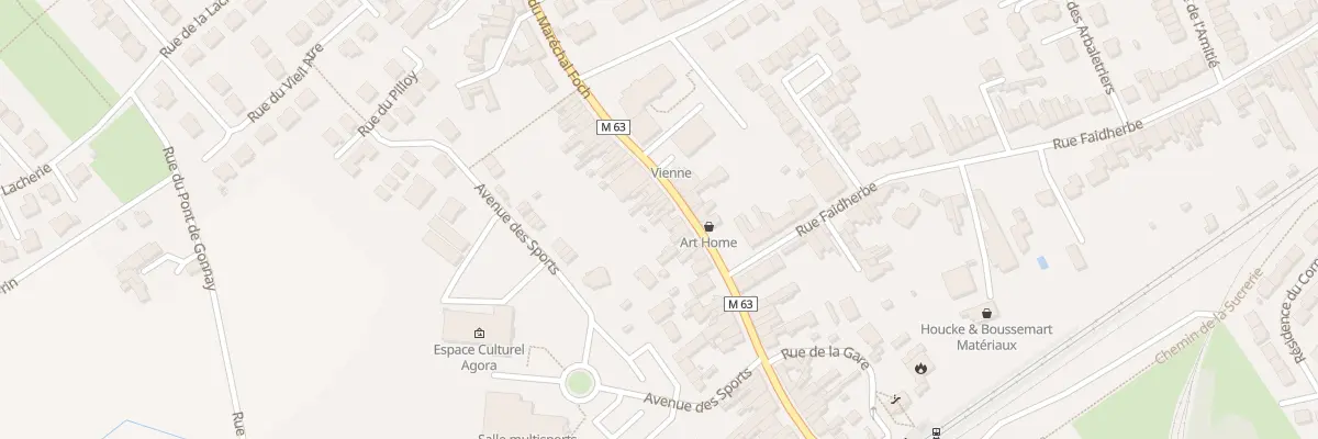 Plan du 69 Rue du Maréchal Foch à Santes